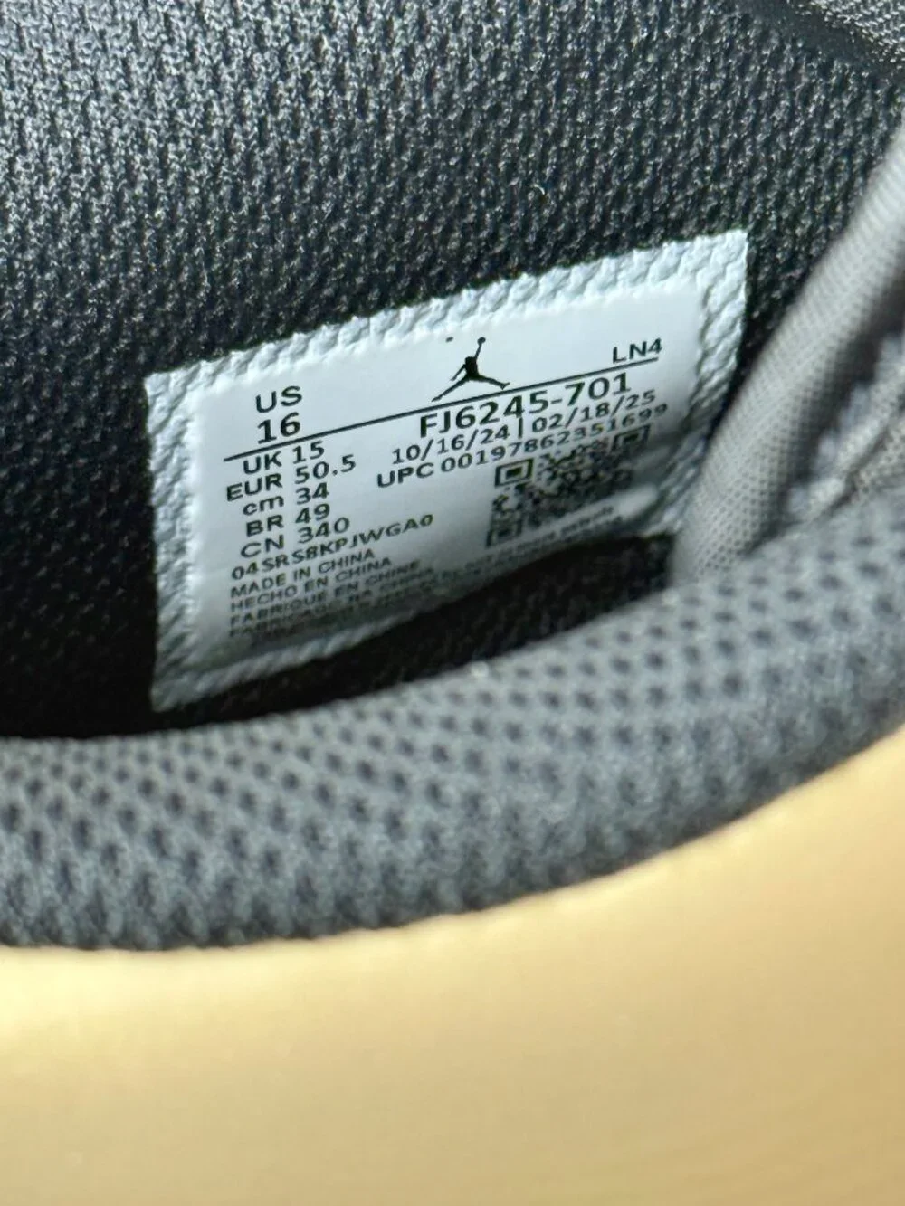 M16 -Nike Air Jordan 1 Retro TD Low Metallic Patent Gold Toe Cleats FJ6245-701
